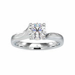 Load image into Gallery viewer, 70-Pointer Solitaire Engagement Ring JL PT 0051-B
