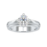 Load image into Gallery viewer, 1-Carat Solitaire Platinum Engagement Ring JL PT 0145-C
