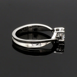 1.50-Carat Lab Grown Solitaire Platinum Twisted Shank Ring JL PT LG G 1351-C