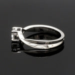 Load image into Gallery viewer, 1-Carat Lab Grown Solitaire Platinum Twisted Shank Ring JL PT LG 1351-B
