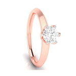 Load image into Gallery viewer, 50-Pointer Lab Grown Solitaire Rose Gold Ring JL AU LG G 106R-A   Jewelove.US
