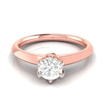 Load image into Gallery viewer, 50-Pointer Lab Grown Solitaire Rose Gold Ring JL AU LG G 106R-A   Jewelove.US
