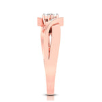 Load image into Gallery viewer, 70-Pointer Solitaire Diamond Designer Rose Gold Solitaire Ring JL AU G 104R-B
