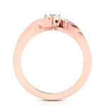 Load image into Gallery viewer, 50-Pointer Solitaire Diamond Designer Rose Gold Solitaire Ring JL AU G 104R-A
