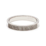 Load image into Gallery viewer, 3mm Customised Fingerprint Platinum Rings JL PT 270-3mm
