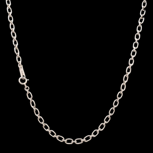 Oval Linked Platinum Chain JL PT CH 837