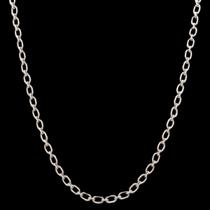 Oval Linked Platinum Chain JL PT CH 837