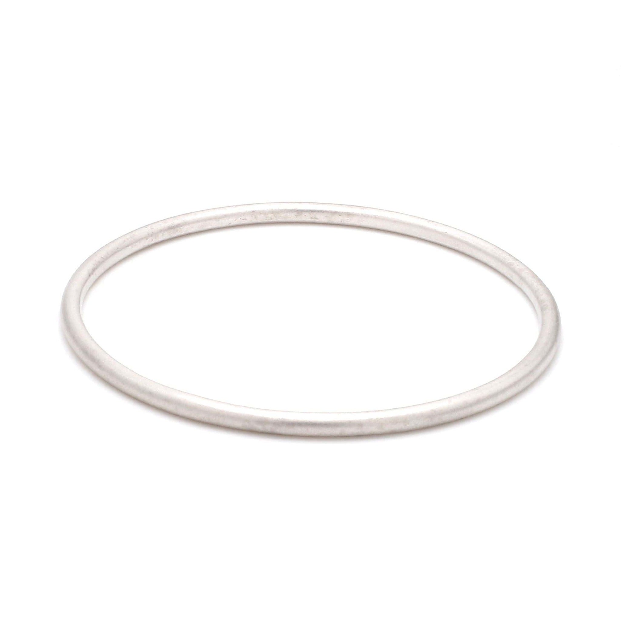 3mm Round Platinum Bangle JL PTB 645