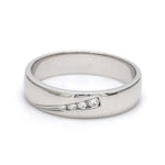 Load image into Gallery viewer, 4 Diamond Platinum Band for Men JL PT 476
