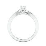 Load image into Gallery viewer, Pointer Classic 4 Prong Solitaire Ring made in Platinum JL PT 676
