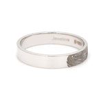 Load image into Gallery viewer, 4mm Customised Fingerprint Platinum Rings JL PT 270-4mm
