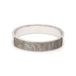 Load image into Gallery viewer, 4mm Customised Fingerprint Platinum Rings JL PT 270-4mm
