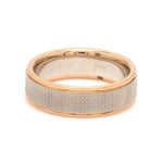 Load image into Gallery viewer, 5.5mm Unisex Platinum Rose Gold Rings JL PT 1121-B
