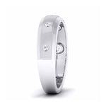 Load image into Gallery viewer, 5 Diamond Unisex Platinum Wedding Band JL PT 5892
