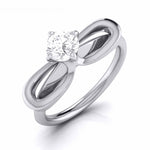 Load image into Gallery viewer, 40-Pointer Designer Platinum Solitaire Engagement Ring for Women JL PT G 112
