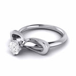 Load image into Gallery viewer, 40-Pointer Designer Platinum Solitaire Engagement Ring for Women JL PT G 112
