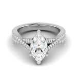 Load image into Gallery viewer, 70-Pointer Marquise Solitaire Diamonds Twisted Shank Platinum Ring JL PT REPS1456-B
