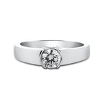 Load image into Gallery viewer, 1.50-Carat Lab Grown Solitaire Platinum Men's Ring with JL PT LG G 559-C
