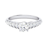 Load image into Gallery viewer, 50 Pointer Platinum Solitaire Engagement Ring for Women JL PT 478
