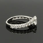 Load image into Gallery viewer, 1-Carat Solitaire Diamond Shank Platinum Ring JL PT 1350-B
