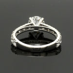 Load image into Gallery viewer, 1-Carat Solitaire Diamond Shank Platinum Ring JL PT 1350-B
