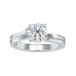 Load image into Gallery viewer, 70-Pointer Solitaire Platinum Ring JL PT 0179-B
