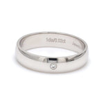 Load image into Gallery viewer, 6mm Single Diamond Platinum Love Bands JL PT 630
