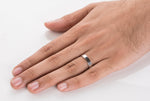 Load image into Gallery viewer, 5mm Wide Flat Platinum Wedding Band JL PT 924
