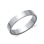 Load image into Gallery viewer, 5mm Wide Flat Platinum Wedding Band JL PT 924
