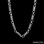 Load image into Gallery viewer, 6mm Designer Platinum Links Chain for Men JL PT CH 1153-A   Jewelove.US
