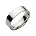 Load image into Gallery viewer, 6mm Flat Platinum Ring JL PT 544
