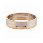 Load image into Gallery viewer, 6mm Platinum Ring with 2mm Gold Line for Men JL PT 518
