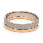 Load image into Gallery viewer, 6mm Platinum Ring with 2mm Gold Line for Men JL PT 518
