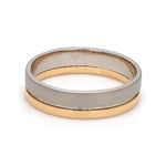 Load image into Gallery viewer, 6mm Platinum Ring with 2mm Gold Line for Men JL PT 518
