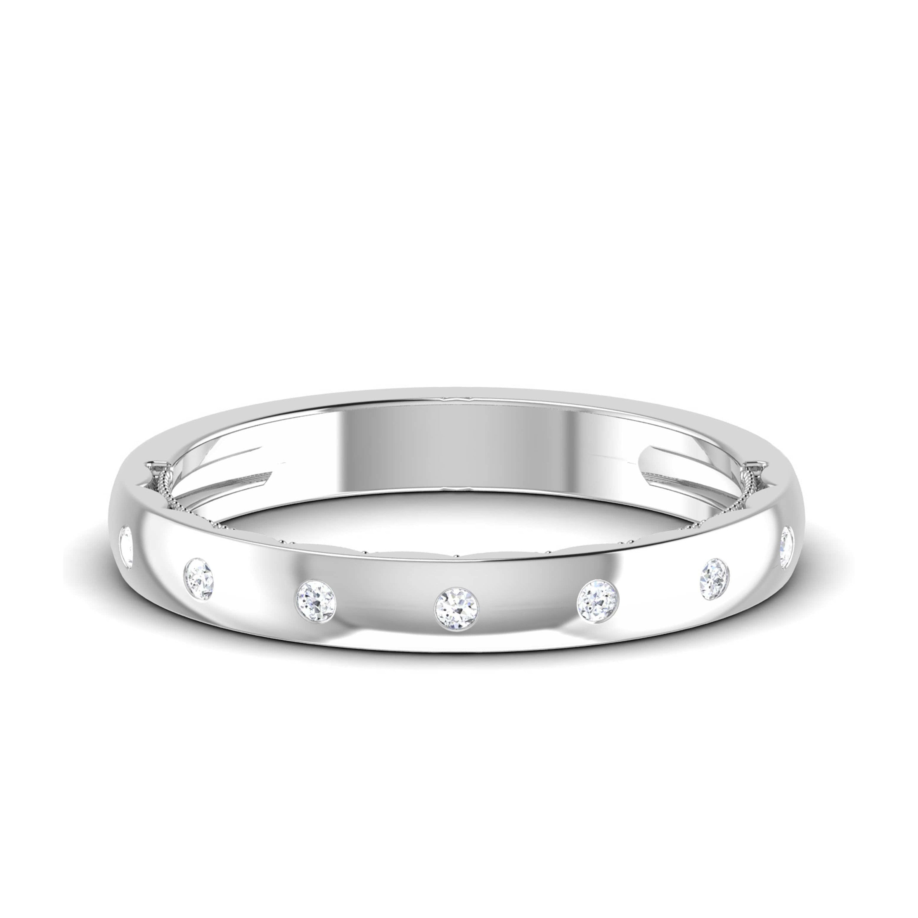 7 Diamond Platinum Wedding Ring JL PT 6775