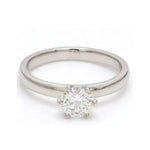 Load image into Gallery viewer, 70-Pointer Lab Grown Solitaire Platinum Engagement Ring SKU 009-LG
