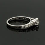 Load image into Gallery viewer, 70-Pointer Solitaire Diamond Shank Platinum Ring JL PT 1324-B
