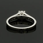 Load image into Gallery viewer, 1-Carat Lab Grown Solitaire Diamond Shank Platinum Engagement Ring JL PT LG 1324
