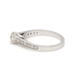 Load image into Gallery viewer, 70-Pointer Solitaire Diamond Shank Platinum Ring JL PT 1324-B
