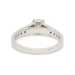 Load image into Gallery viewer, 70-Pointer Solitaire Diamond Shank Platinum Ring JL PT 1324-B
