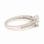 Load image into Gallery viewer, 1-Carat Lab Grown Solitaire Diamond Split Shank Platinum Engagement Ring JL PT LG 1221-B
