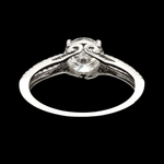 Load image into Gallery viewer, 1-Carat Lab Grown Solitaire Diamond Split Shank Platinum Engagement Ring JL PT LG 1221-B
