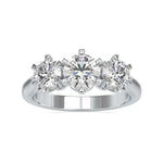 Load image into Gallery viewer, 70-Pointer Solitaire Platinum Engagement Ring JL PT 0061-B
