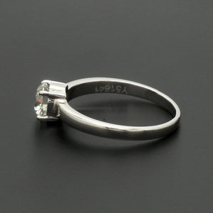 1 Carat Solitaire Platinum Engagement Ring JL PT 1269-C