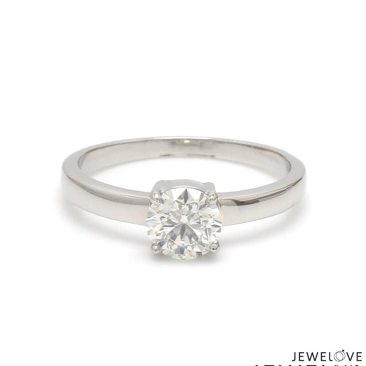 1.50-Carat Lab Grown Solitaire Platinum Engagement Ring JL PT LG G 1269-C