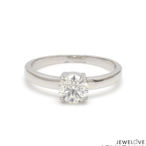 1.50-Carat Lab Grown Solitaire Platinum Engagement Ring JL PT LG G 1269-C