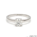Load image into Gallery viewer, 1-Carat Lab Grown Solitaire Platinum Engagement Ring JL PT LG 1269
