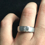 Load image into Gallery viewer, 1-Carat Lab Grown Solitaire Diamonds Platinum Engagement Ring for Men JL PT LG-689
