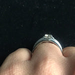 Load image into Gallery viewer, 1-Carat Lab Grown Solitaire Diamonds Platinum Engagement Ring for Men JL PT LG-689
