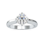 Load image into Gallery viewer, 30-Pointer Solitaire Platinum Ring JL PT 0143
